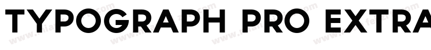 Typograph Pro Extra Bold字体转换